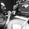 Evan David eating ice cream for breakfast at 4am during the post production of Bethical News: The Movie